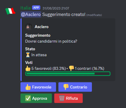 Modulo di Suggerimenti